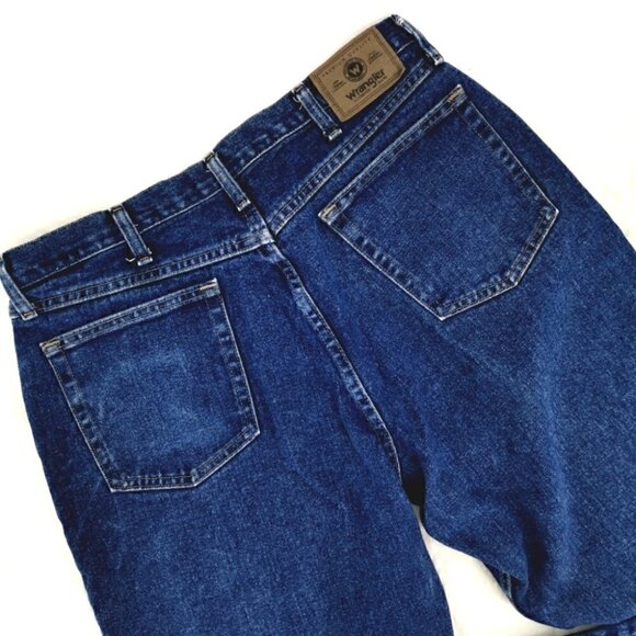 Wrangler Men's 36 x 32 Blue Cotton Regular Jeans - Picture 8 of 12